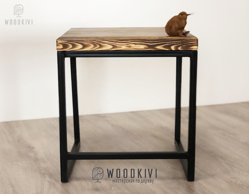 Тумба в стиле лофт из дерева - Мебель лофт Woodkivi