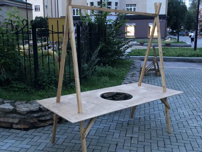мебель из дерева для улиц