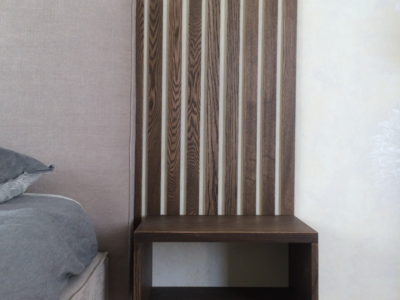 Отделка стен рейками из дерева -Мебель в стиле лофт на заказ