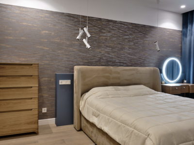 Проект мебельного оснащения спальни в ЖК Макаровский