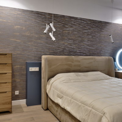 Проект мебельного оснащения спальни в Макаровском