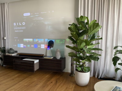 Подвесная ТВ-тумба для проектора для современной квартиры - Woodkivi